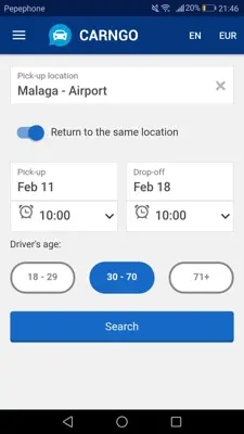 CARNGO.com - Car Rental APP android App screenshot 6